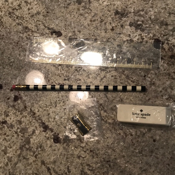 Kate Spade Seersucker Pencil Pouch - Picture 7 of 8